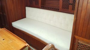 starboard settee, after